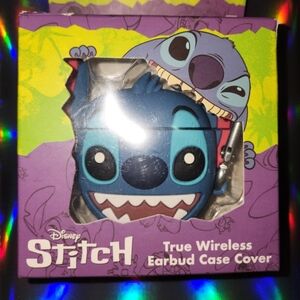 Disney Stitch Purple Earbud Case Cover